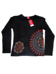 Modelo: Negro Camiseta de algodón Mod Negro