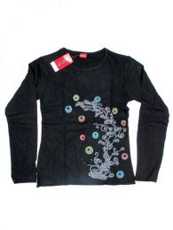 Modelo: Negro Camiseta de algodón Mod Negro
