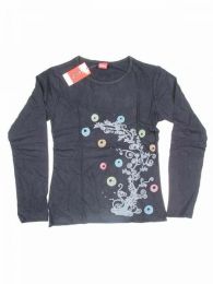 Modelo: Gris Camiseta de algodón Mod Gris