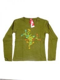 Modelo: Verde Camiseta de algodón Mod Verde
