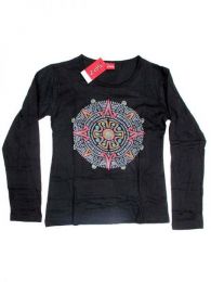 Modelo: Negro Camiseta de algodón Mod Negro