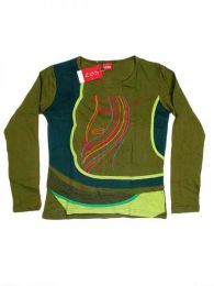 Modelo: Verde Camiseta de algodón Mod Verde