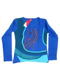 Modelo: Azul Camiseta de algodón Mod Azul