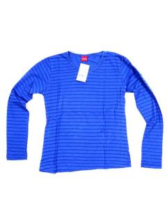 Modelo: Azul cl Camisetas de Manga Larga - Camiseta básica de CAEV18 - Modelo Azul cl