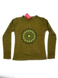 Modelo: Verde Camiseta con manga larga con Mod Verde