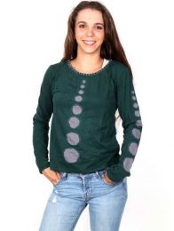 Camiseta Hippie de Círculos Cutting CAEV26 para comprar al por mayor o detalle  en la categoría de Ropa Hippie de Mujer | ZAS Tienda Alternativa.