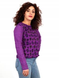 Outlet Ropa Hippie - Camiseta de algodón CAEV28.