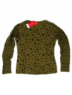 Camisetas de Manga Larga - Camiseta de algodón CAEV29 - Modelo Verde