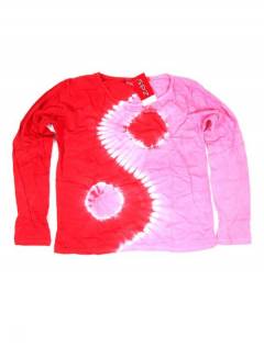 Modelo: Rosa Camisetas de Manga Larga - Camiseta de algodón CAEV30 - Modelo Rosa
