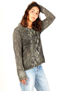 Camisetas Hippie M Larga - Camiseta de algodón CAEV32.