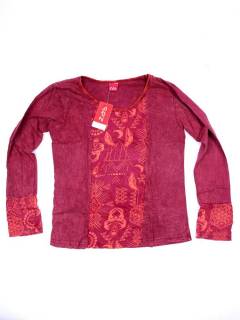 Camisetas de Manga Larga - Camiseta de algodón CAEV32 - Modelo Rojo