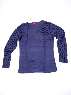 Camisetas de Manga Larga - Camiseta de algodón CAEV39 - Modelo Gris