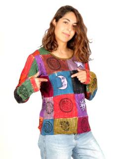 Detalle no seleccionable para compra Camisetas Hippie M Larga - Camiseta de manga larga con CAEV44.