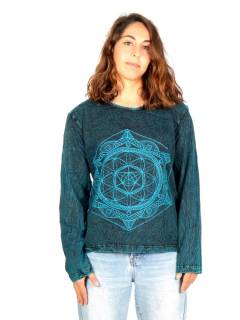 Camiseta Mandala Lavada a la Piedra, para comprar al por mayor o detalle.[CAEV45]