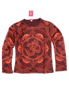 Modelo: Teja Camisetas Hippie M Larga - Camiseta de manga larga fabricada CAHC17 - Modelo Teja