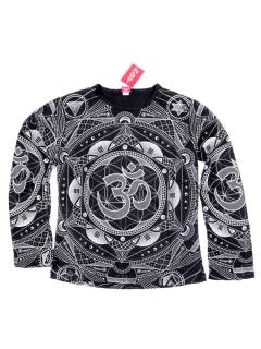 Modelo: Negro Camisetas Hippie M Larga - Camiseta de manga larga fabricada CAHC17 - Modelo Negro