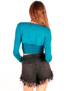 Detalle no seleccionable para compra Tops y Blusas - Camiseta Lisa de dos piezas, CAPN01P.