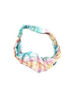 Cinta-Banda Tie Dye ancha con elástico,  para comprar al por mayor o detalle  en la categoría de Complementos y Accesorios Hippies  Alternativos  | ZAS. [CEPN02]
