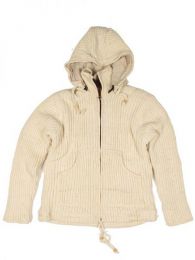 Modelo: Crudo Chaqueta de Lana Alternativa. Mod Crudo