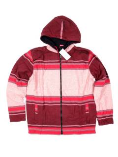Modelo: Rojo Sudaderas y Chaquetas - Chaqueta algodón, Comodidad CHEV05 - Modelo Rojo