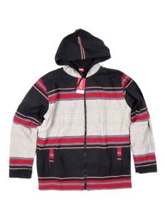 Modelo: Negro Sudaderas y Chaquetas - Chaqueta algodón, Comodidad CHEV05 - Modelo Negro