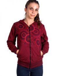 Detalle no seleccionable para compra Sudadera hippie bordad. Sudadera detalle del producto