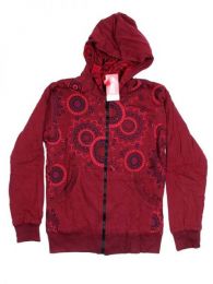Modelo: Granate Sudadera hippie bordad. Sudadera Mod Granate