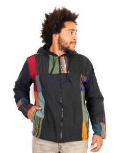 Sudadera patchwork hombre con capucha, para comprar al por mayor o detalle. [CHEV100]