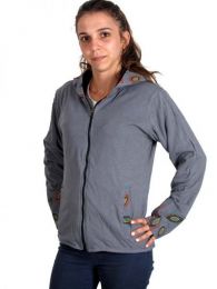 Detalle no seleccionable para compra Sudadera hippie bordadA. Sudadera detalle del producto
