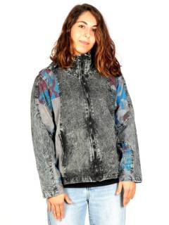 Chaqueta con Capucha Desmontable y Patch Camuflaje,  para comprar al por mayor o detalle  en la categoría de Ropa Hippie Bohemia de Mujer | ZAS. [CHEV115]