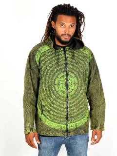 Sudadera Artesanal con Estampado Sánscrito,  para comprar al por mayor o detalle  en la categoría de Ropa Hippie Bohemia de Hombre, Artesanal | ZAS. [CHEV116]