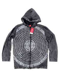 Modelo: Negro Sudaderas y Chaquetas - Chaqueta artesanal de inspiración CHEV116 - Modelo Negro