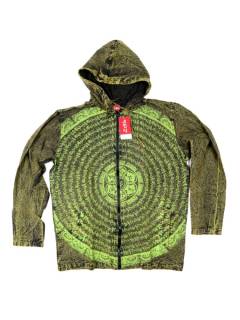 Modelo: Verde Sudaderas y Chaquetas - Chaqueta artesanal de inspiración CHEV116 - Modelo Verde