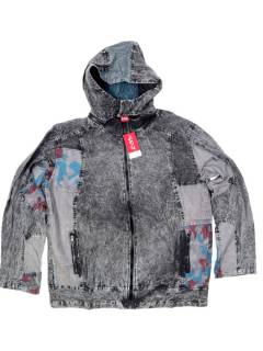 Modelo: Negro Sudaderas y Chaquetas - Chaqueta sudadera con capucha CHEV117 - Modelo Negro