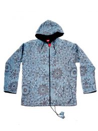 Modelo: Azul Sudaderas - Abrigos - Chaqueta hippie étnica CHEV20 - Modelo Azul