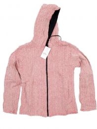Modelo: Rojo Chaquetas y Abrigos - Chauqeta punto espiga grueso CHEV22 - Modelo Rojo