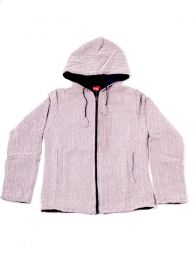 Modelo: Morado Chaquetas y Abrigos - Chauqeta punto espiga grueso CHEV22 - Modelo Morado