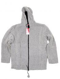 Modelo: Azul Sudaderas y Abrigos - Chauqeta punto espiga grueso CHEV23 - Modelo Azul