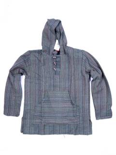 Modelo: Gris Sudaderas y Chaquetas - Chaqueta sudadera tipo canguro CHEV24 - Modelo Gris