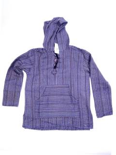 Modelo: Morado Sudaderas y Chaquetas - Chaqueta sudadera tipo canguro CHEV24 - Modelo Morado