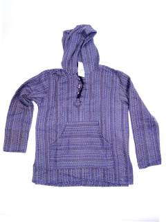 Sudaderas y Chaquetas - Chaqueta sudadera tipo canguro CHEV24 - Modelo Morado