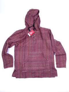Modelo: Granate Sudaderas y Chaquetas - Chaqueta sudadera tipo canguro CHEV24 - Modelo Granate