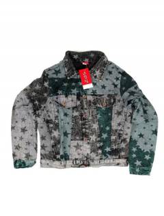 Modelo: M201 Sudaderas Hippie Alternativas - Chaqueta de corte vaquero CHEV25 - Modelo M201