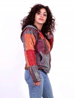 Chaquetas y Abrigos - Chaqueta realizada en patchwork CHEV27.