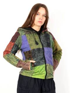 Chaquetas y Abrigos - Chaqueta realizada en patchwork CHEV28.