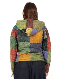 Chaquetas y Abrigos - Chaqueta realizada en patchwork CHEV28.