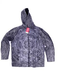 Sudaderas y Chaquetas - Chaqueta Sudadera de algodón CHEV41 - Modelo Negro