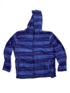 Sudaderas y Chaquetas - Chaqueta de hippie étnica CHEV83 - Modelo Azul