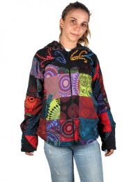 Detalle no seleccionable para compra Sudaderas chicas - Chaqueta hippie patchwork. CHHC28.
