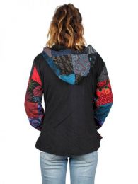 Detalle no seleccionable para compra Sudaderas chicas - Chaqueta hippie patchwork. CHHC28.